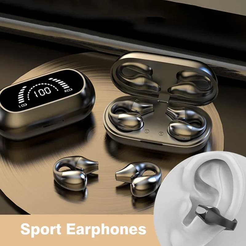 Restnergy™ - Wireless Conduction Earphones (Works with iPhone & Android)